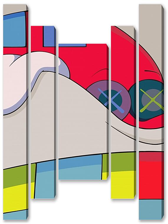 Модульная картина - Kaws Art