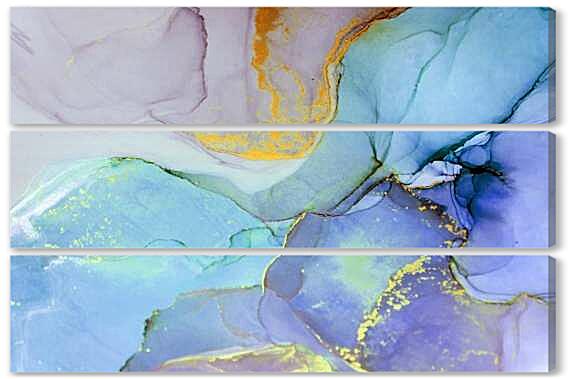 Модульная картина - Мраморные разводы