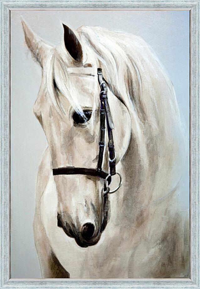 Картина - Морда белой лошади