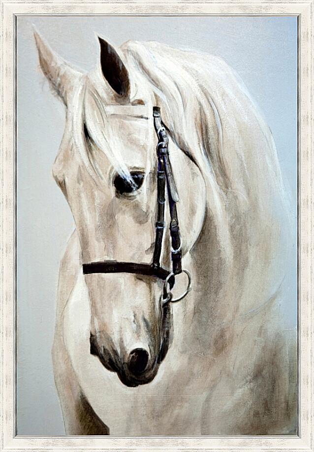 Картина - Морда белой лошади