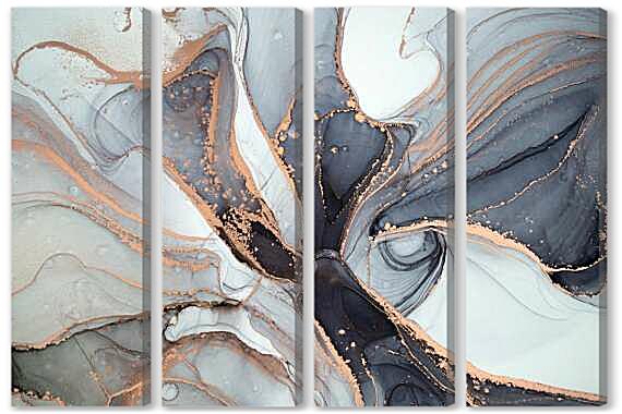 Модульная картина - Абстракция мрамор