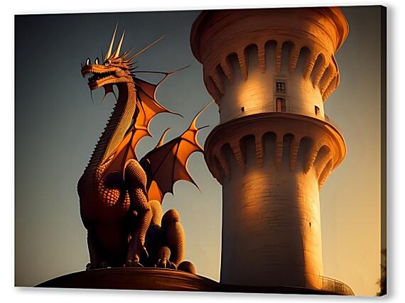 Картина маслом - Башня дракона