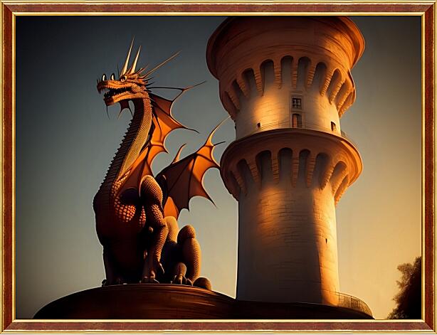 Картина - Башня дракона