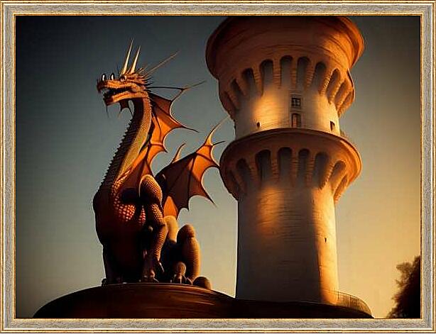 Картина - Башня дракона