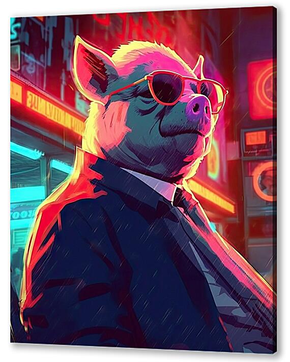 Постер (плакат) - Cyber Pig