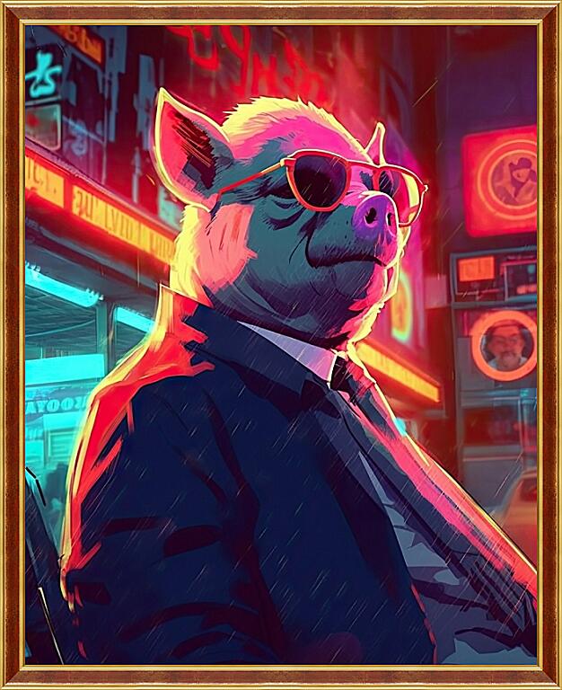 Картина - Cyber Pig