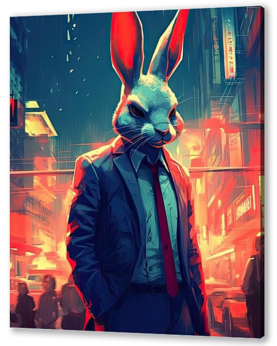 Постер (плакат) - Cyber Rabbit