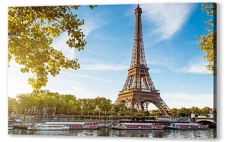 Постер (плакат) - Париж Эйфелева башня