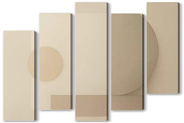 Модульная картина - Мягкая Геометрия