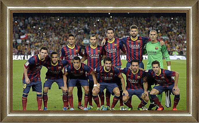 Картина - Месси в ФК Барселона