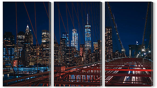 Модульная картина - Бруклинский мост
