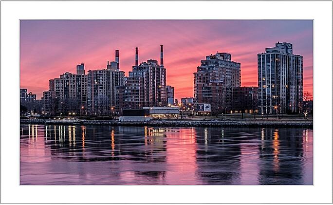 Картина - Нью-Йорк зимой
