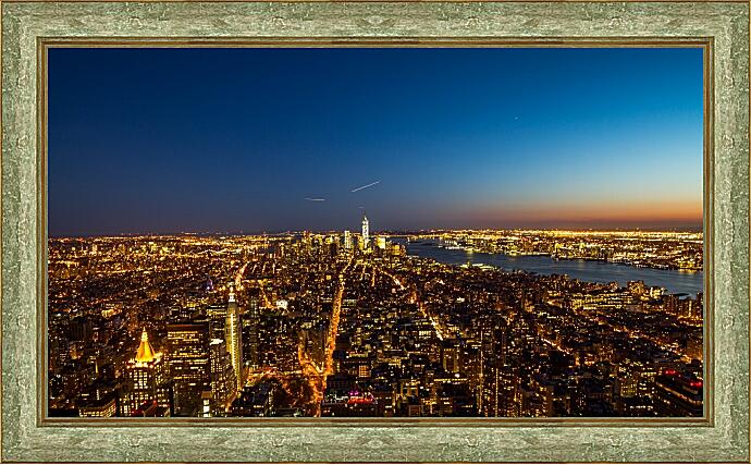 Картина - Огни большого города - Нью-Йорк
