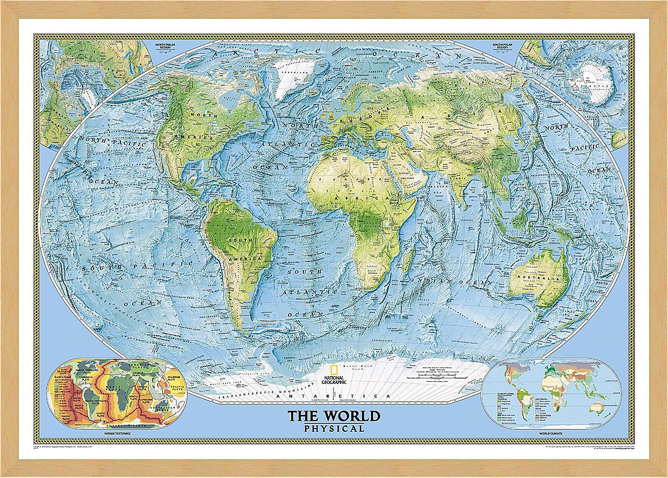 Картина - Политическая карта мира
