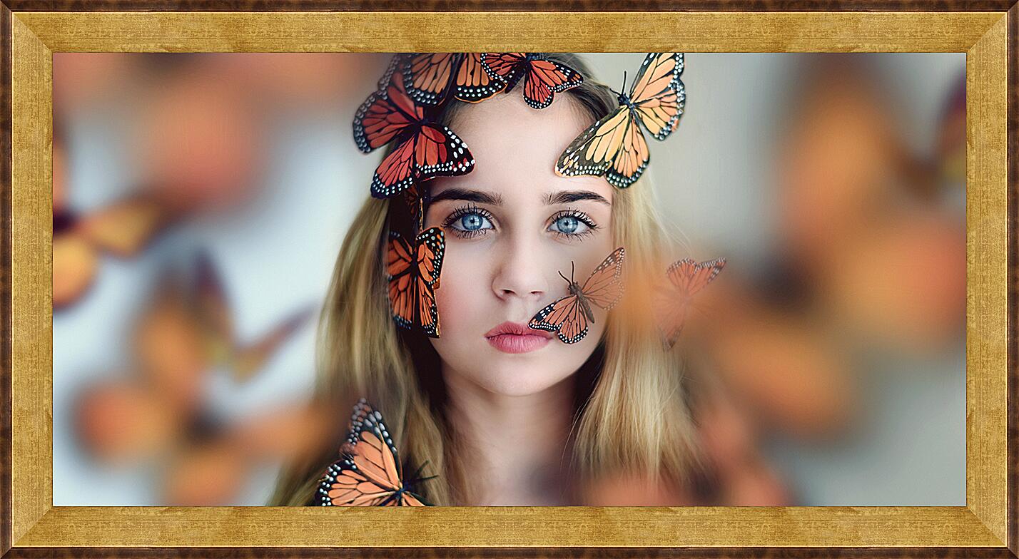 Картина - Много бабочек
