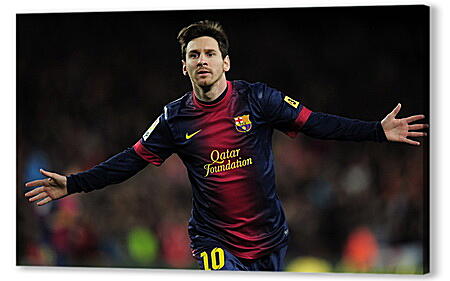 Картина маслом - Лионель Месси (Lionel Andres Messi ) Футбол