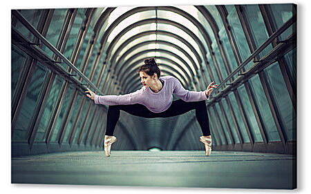 Постер (плакат) - Тренировка балерины