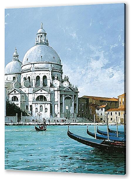 Картина маслом - Канал в Венеции