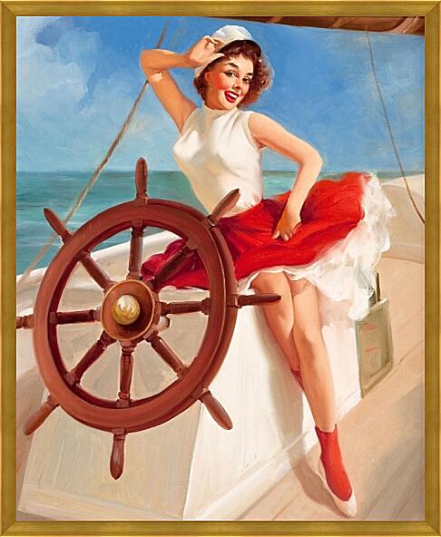 Картина - Девушка морячка