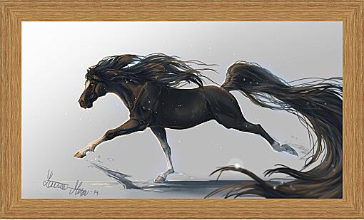 Картина - Конь ночь