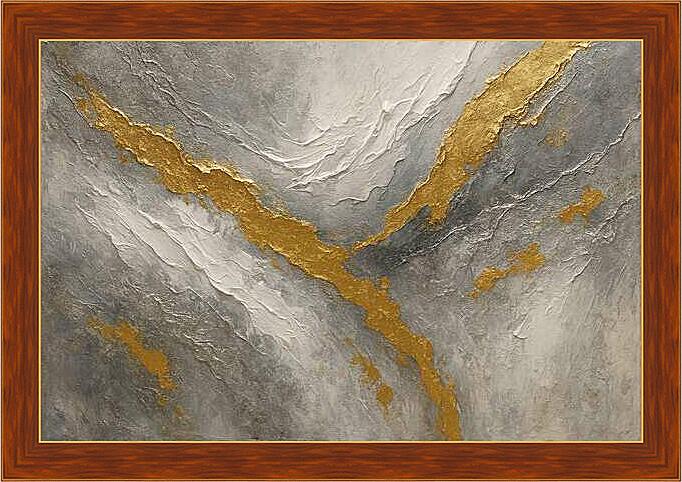 Картина - Металлическая абстракция