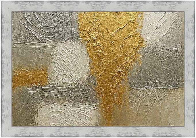 Картина - Металлическая абстракция