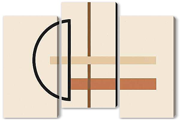 Модульная картина - Минималистичная Геометрия