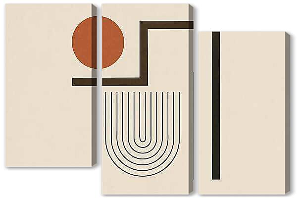 Модульная картина - Минималистичная Геометрия