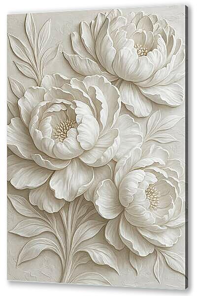 Постер (плакат) - Цветы Пионы