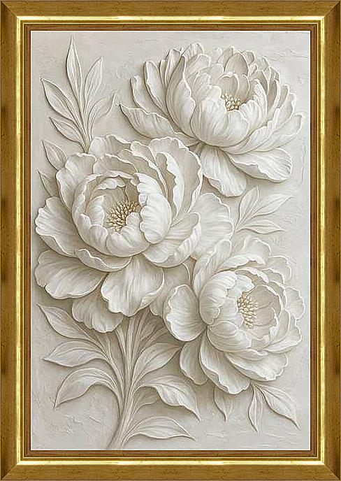 Картина - Цветы Пионы