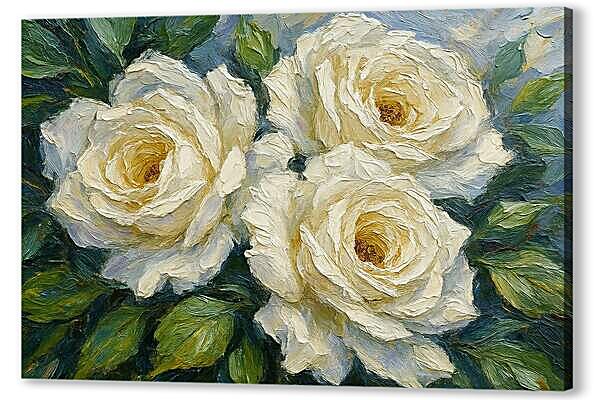 Постер (плакат) - Розы в саду