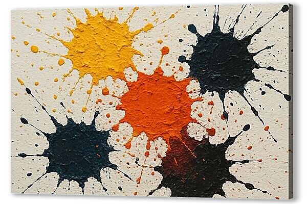 Постер (плакат) - Текстурные брызги