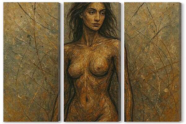 Модульная картина - Минималистичный дриппинг