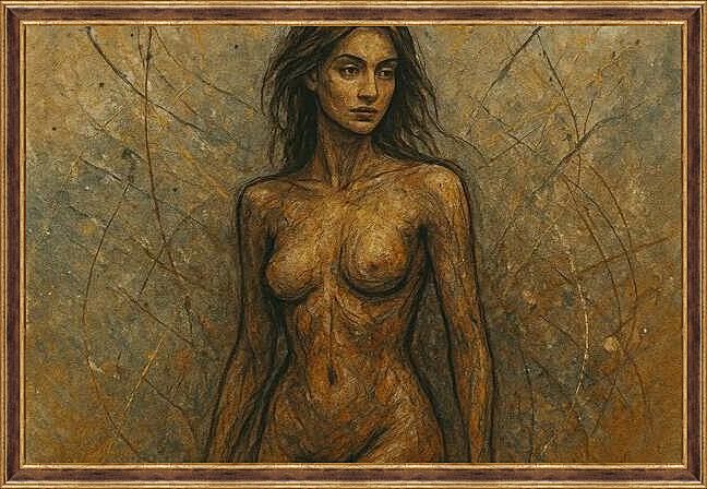 Картина - Минималистичный дриппинг