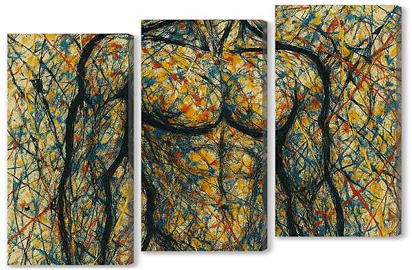 Модульная картина - Мужское тело