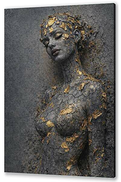 Постер (плакат) - Загадочная текстурная скульптура