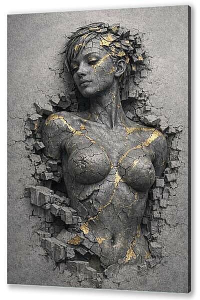 Золотые Трещины Скульптуры