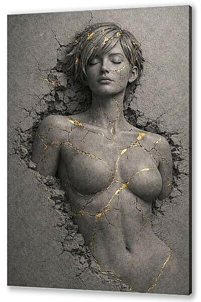 Постер (плакат) - Живая Бетонная Скульптура