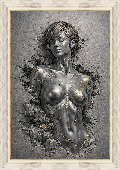 Картина - Титановая девушка