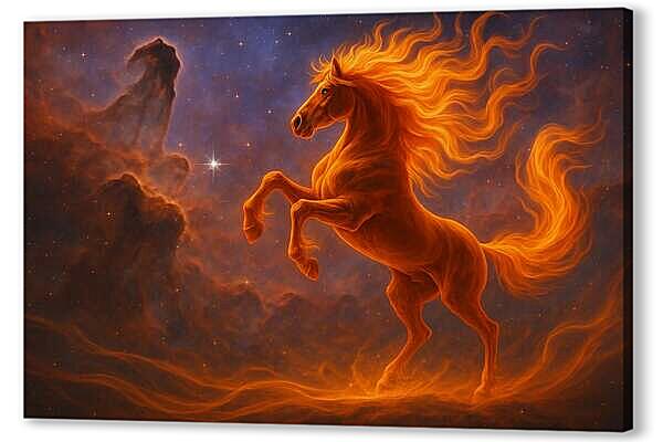 Космический огненный конь