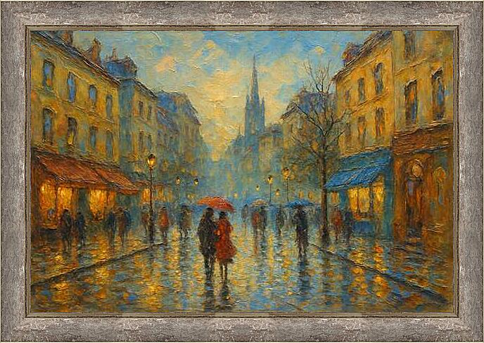 Картина - Городской импрессионизм