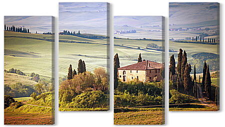 Модульная картина - Тоскана. Италия.
