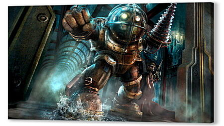 bioshock, big daddy, little sister
