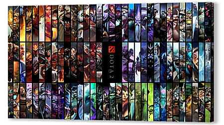 all the heroes, dota 2, dota
