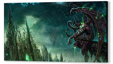 Картина маслом - wow, illidan, world of warcraft