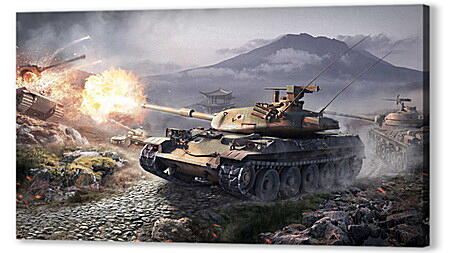 Постер (плакат) - world of tanks, wargaming net, wot
