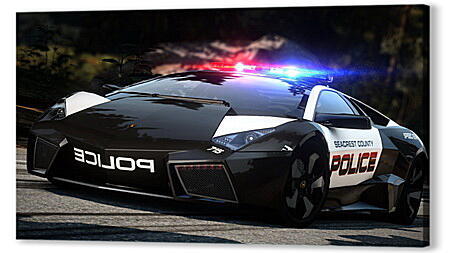 Постер (плакат) - nfs, need for speed, police
