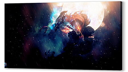 Постер (плакат) - league of legends, rengar, space
