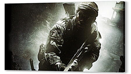 Постер (плакат) - call of duty, soldier, gun
