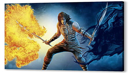 Постер (плакат) - prince of persia, sword, fire

